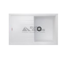 FABIANO Кухонная мойка Classic 78x50 Alpine White (8221.301.0317)